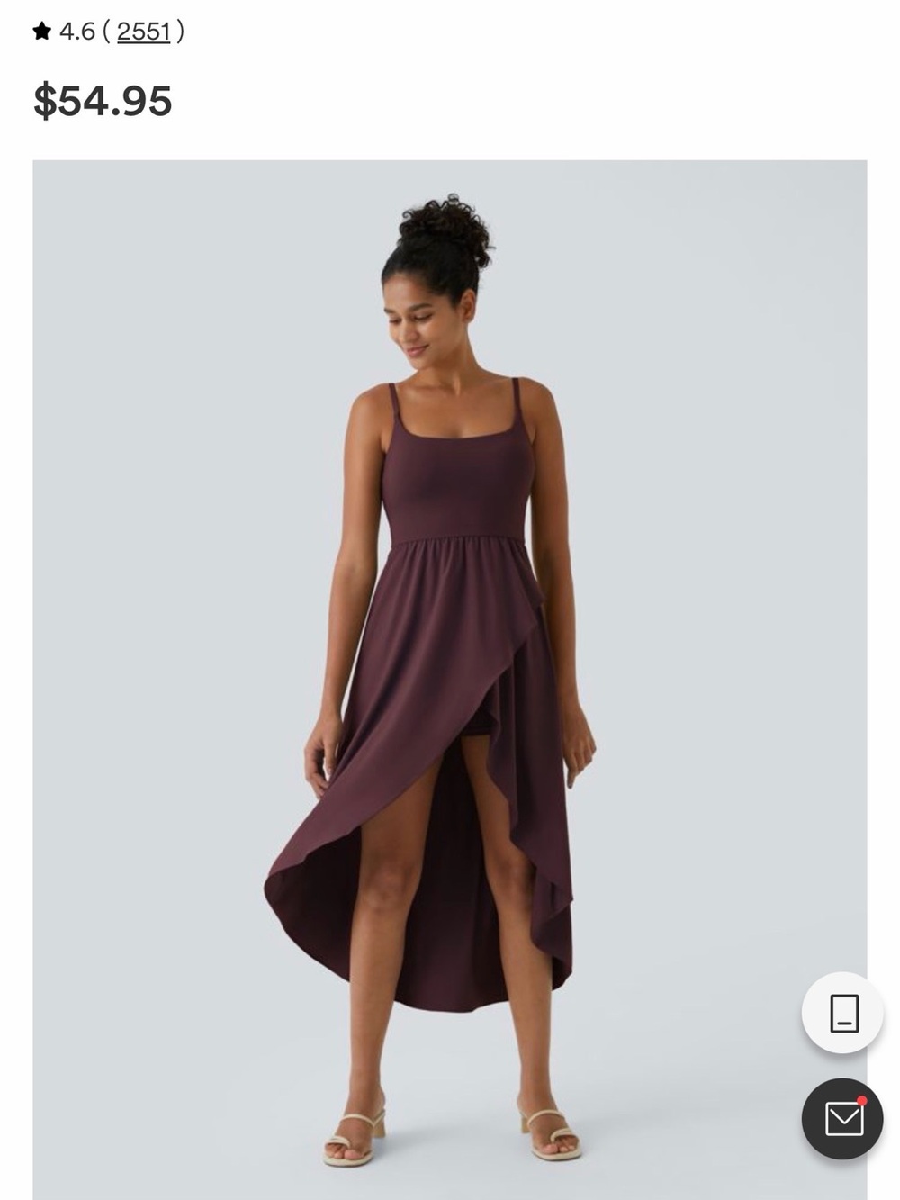 HALARA Breezeful™ High Low 2-Piece Pocket Flowy Midi Quick Dry Casual Dress